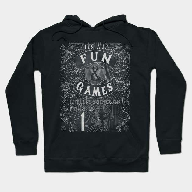 Fun and Games Hoodie by BrandiYorkArt